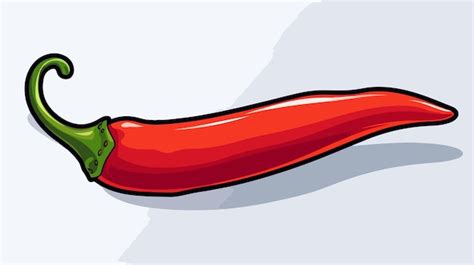 Vibrant Cartoon Flaming Hot Chili Pepper Sticker Premium AI Generated Vector