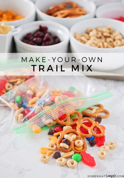 Trail Mix Bar Idea Recipe Kids Will Love Somewhat Simple