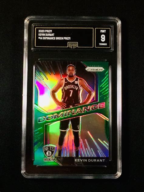 2020 Panini Mosaic Kevin Durant Dominance Green Prizm Catawiki