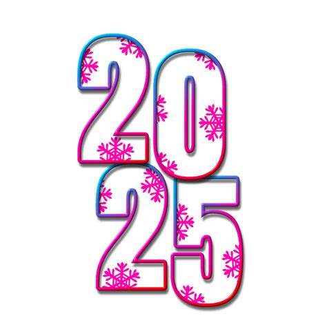 Happy New Year 2025 42056978 Png