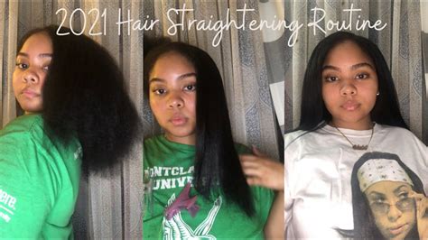 Watch Me Straighten My Natural Hair YouTube