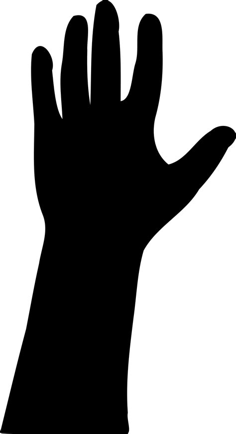 Hand Silhouette - ClipArt Best