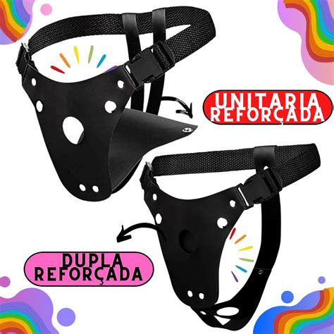 Cinta Peniana Ajustável Sem Prótese Regulagem Penetração Peniano Harness Casal Sexual Sex