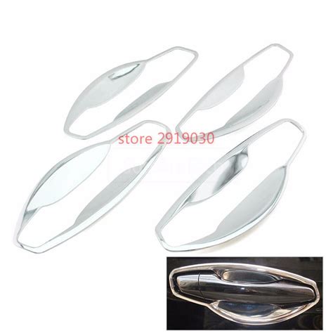 Car Styling Abs Chrome Door Handle Grand Bowl Cover Trims Fit For