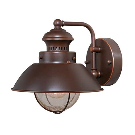 Cascadia Lighting Nautical 8 In H Burnished Bronze Outdoor Wall Light