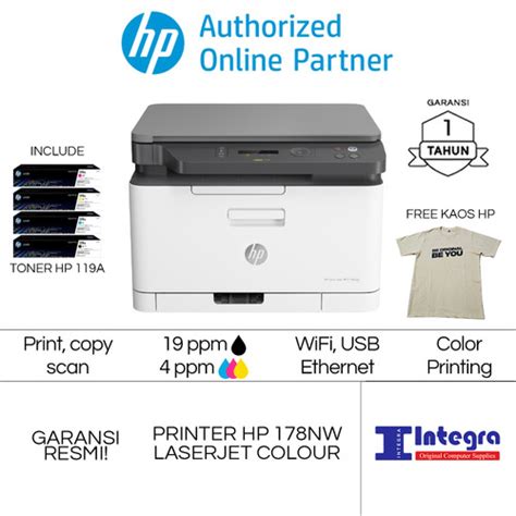 Jual Printer HP Laserjet MFP 178NW Laser Color MFP 178 NW | MFP M178NW ...