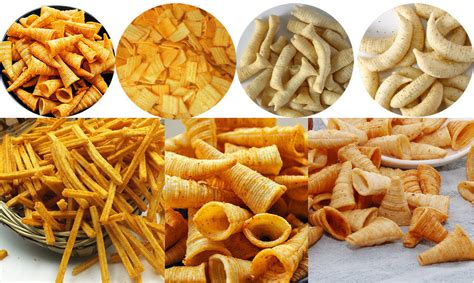 Frying Crispy Corn Bugles Pellets Fried Snack Chips Machine China