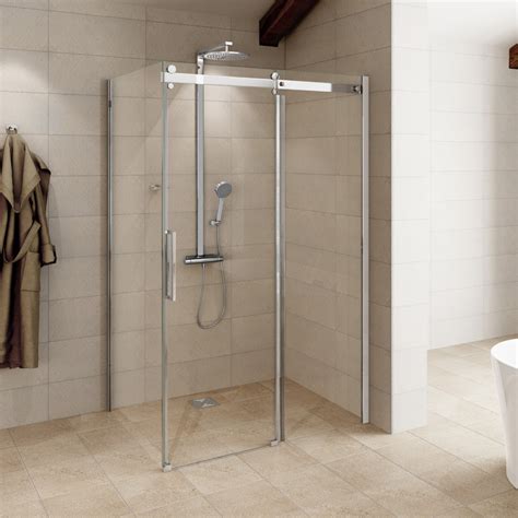 1000 X 800 Aquafloe Elite Ll 8mm Sliding Shower Enclosure