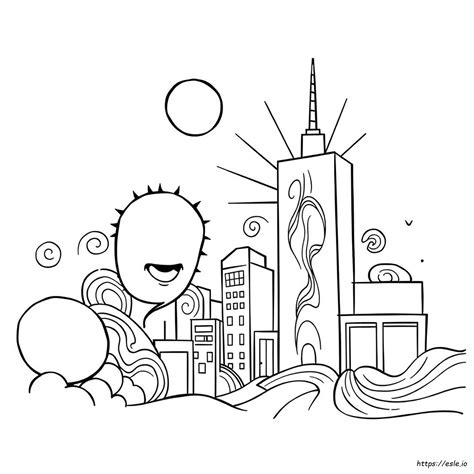 Desenho Pop Art Para Colorir - 9