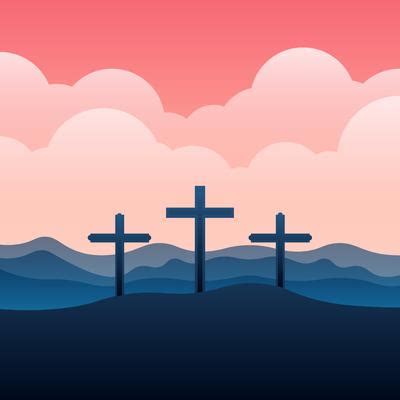 Three Crosses Vector Art, Icons, and Graphics for Free Download