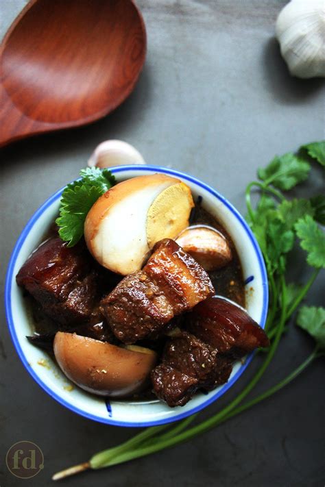 Braised Pork Belly With Egg