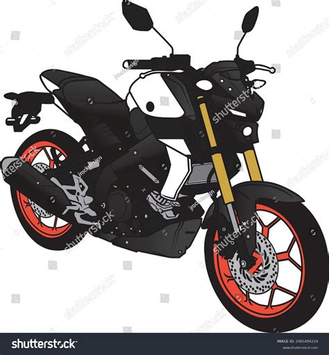 Naked Bike Motorcycle Parking Vector Stock Vector Royalty Free 2065494224 Shutterstock