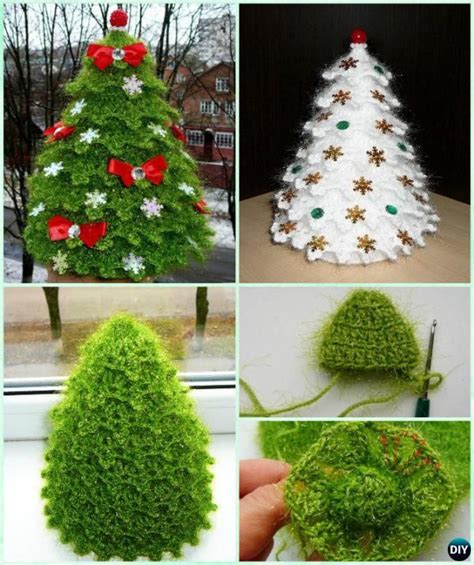 3D Crochet Christmas Tree Free Pattern Sparkling Christmas Tree