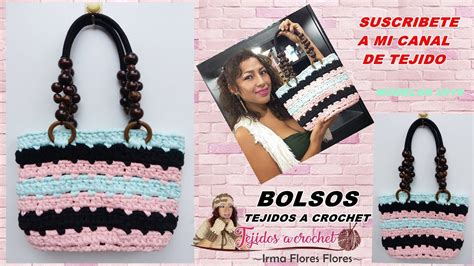 Como Tejer Este Bolso Cartera A Crochet Modelo 2019 Paso A Paso