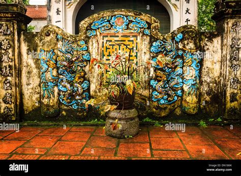 Vietnam temple at Hanoi Stock Photo - Alamy