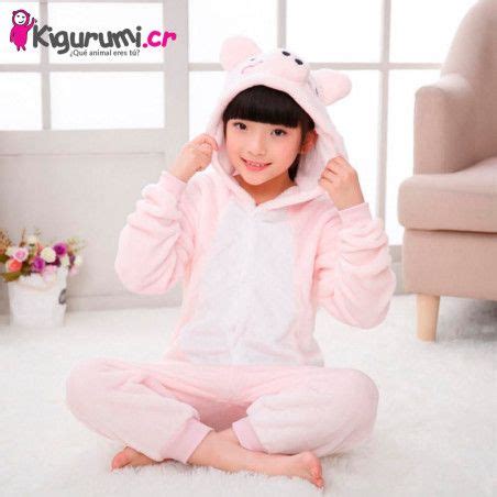 Disfraz de Chachito Rosado Pijamas enteras Kigurumi para Niños Costa