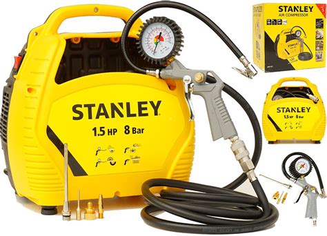 KOMPRESOR STANLEY BEZOLEJOWY 8 BAR 1 1KW AIR KIT 8215190STN595 Za 315