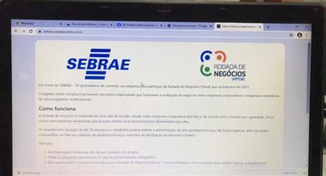 Rodadas De Neg Cios Do Sebrae Sp Est O Inscri Es Abertas Tv Jaguari