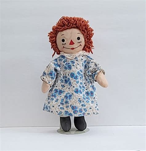 Raggedy Ann Doll Georgene Novelties 1947 Johnny Gruelle S Own Raggedy Ann 15 Vintage Rag Doll