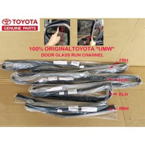 ORIGINAL TOYOTA NCP150 NSP151 VIOS 2013 2019 DOOR GLASS RUN CHANNEL