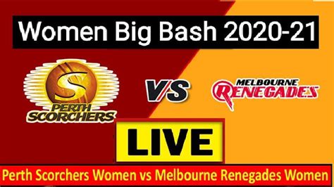 13th Match PRSW Vs MLRW Live Perth Scorchers Women Vs Melbourne