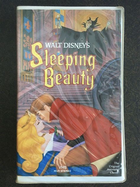 Walt Disney's Sleeping Beauty VHS 1986 Black Diamond 476V Signature Clamshell | #3690517262