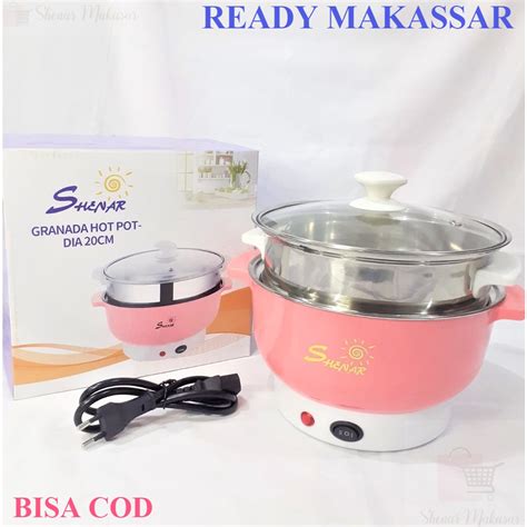 Jual Panci Hot Pot Panci Elektrik Serbaguna Panci Kukus Rebus Steamer Kukusan Hemat