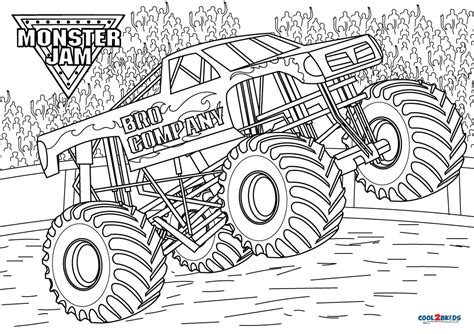 Monstertruck Bilder Zum Ausmalen