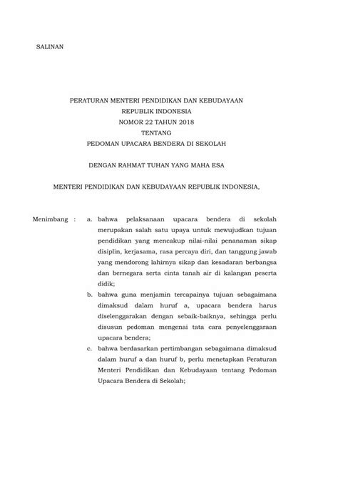 PDF SALINAN PERATURAN MENTERI PENDIDIKAN DAN Simpuh Kemenag Go Id