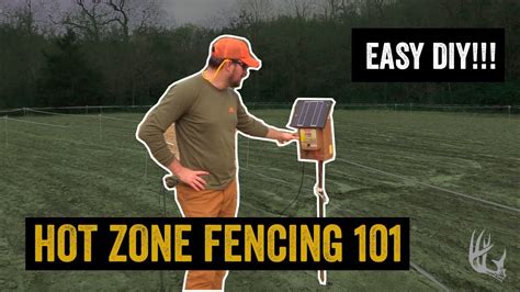 Diy Hot Zone Fence For Food Plots Easy Set Up And Effective Youtube