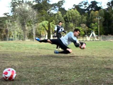 Treinamento de Goleiro Caída lateral meia altura YouTube