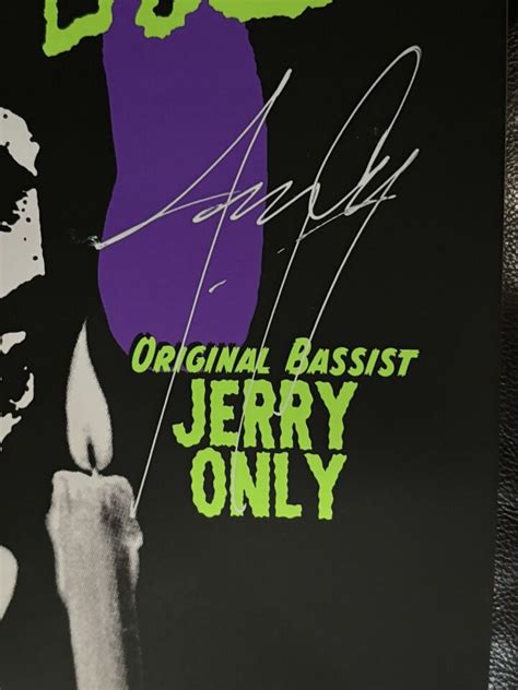 The Original Misfits Signed Poster Glenn Danzig Jerry Only No Values