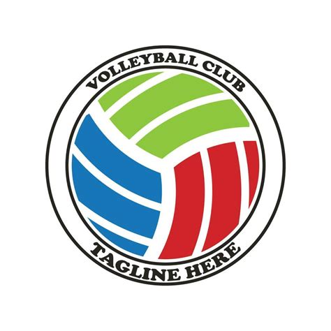 Volleyball team logo 24519922 Vector Art at Vecteezy