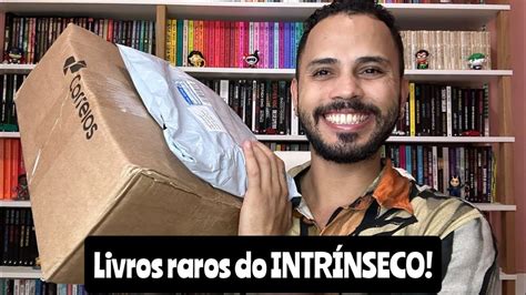 RECUPERANDO OS LIVROS RAROS DO INTRÍNSECOS UNBOXING EZEQUIEL SOUZZA