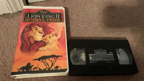 Opening To The Lion King Ii Simbas Pride Vhs Youtube