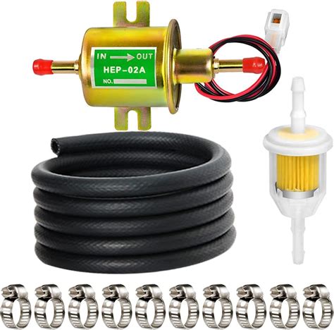 Amazon Leadrise Universal Electric Fuel Pump Kit 12V 2 5 4psi