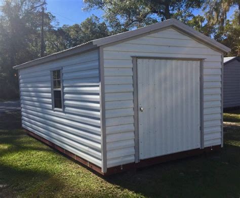 10x16 Boxed Shed - Central Florida Steel Buildings and Supply