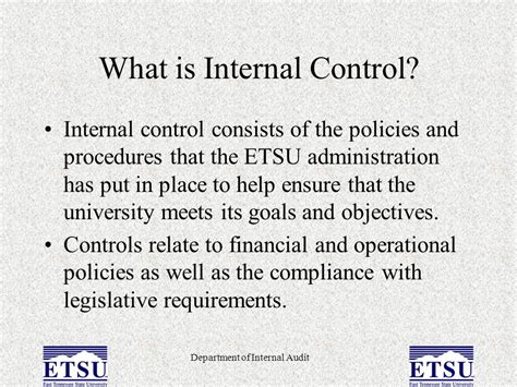 Internal Control