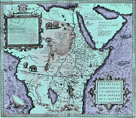 Image of Map of Abyssinia (Empire of Prester John)