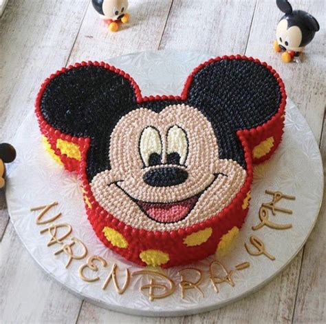 Mickey Mouse Cream Cake | Cake for Kids' Birthday Party | Pandoracake.ae