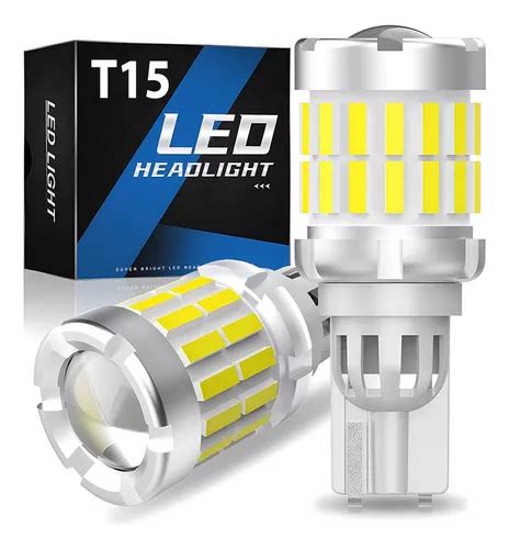 Foco De Pellizco Led T W W T Canbus Para Reversa Meses Sin