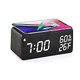 Best Reviewed Bedside Wireless Charging Alarm Clock Ensmartech