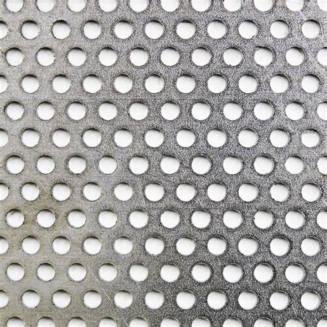 Mm Round Hole Galvanised Steel Sheet Perforated Metal Mm