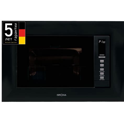 Характеристики Микроволновая печь KRONA LAUNE 60 BL K встраиваемая ...