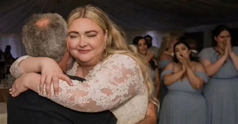 Touching Moment Jilted Bride Dances With Dad As She Carries On With £