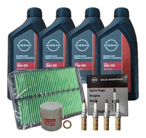 Kit De Afinación Nissan Aceite Sintético Versa 2020 21 22 Envío gratis