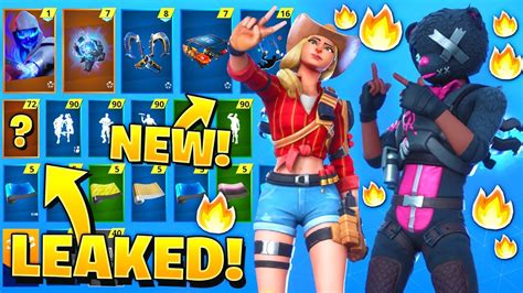 *NEW* LEAKED Fortnite Chapter 2 Skins & Emotes..!! (Dark Team Leader ...