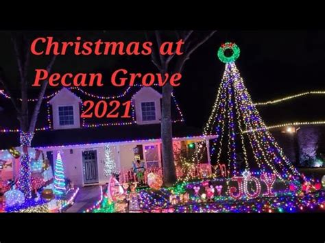 Pecan Grove Christmas Lights Map | Shelly Lighting