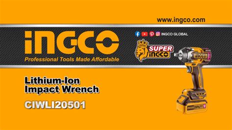 ingco  bl  impact wrench nm ciwli bare lazada singapore
