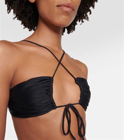 Livi Bikini Top In Black Jade Swim Mytheresa